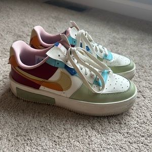 Colorful Air Force 1s